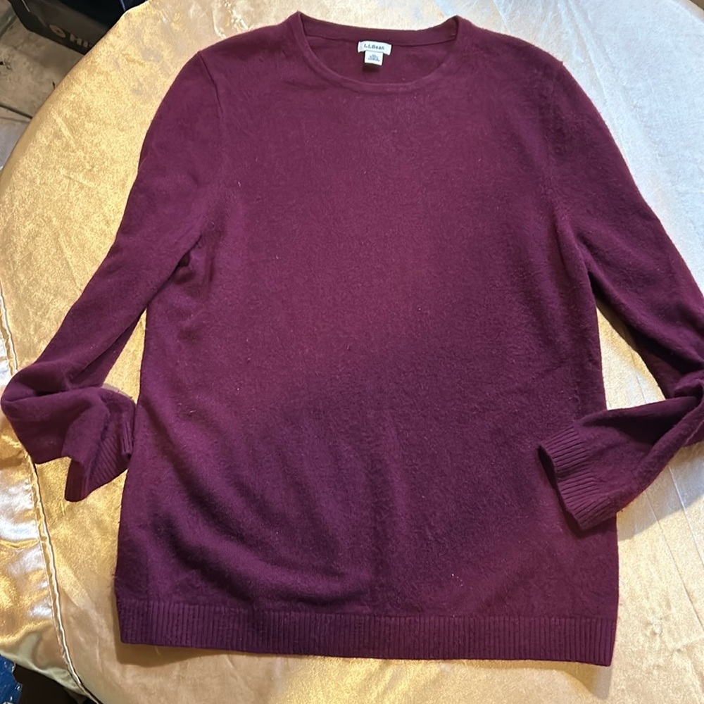 GUC LL BEAN CASHMERE SWEATER XL